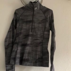 Fleece lined grey Under Amour half zip